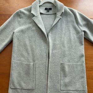 Jcrew wool/cotton sweater blazer